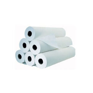 CAJA 6 ROLLOS PAPEL CAMILLA RECICLADO 1C 60cm x 50m
