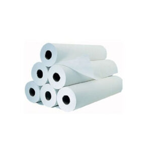 CAJA 6 ROLLOS PAPEL CAMILLA RECICLADO 1C 50cm x 50m