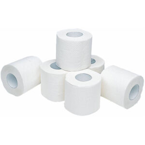 FARDO 108 ROLLOS HIGIENICO ENCOLADO 2C 22M RECICLADO