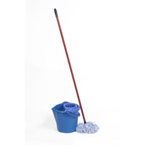 CUBO REDONDO AZUL CON ESCURRIDOR 12L