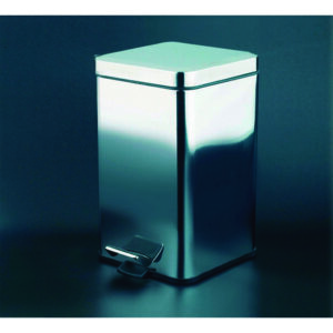 PAPELERA PEDAL 6 L INOX BRILLO H2020SS