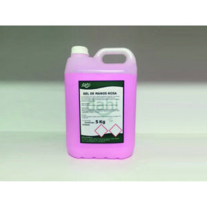 CAJA 4 X 5L GEL MANOS ROSA